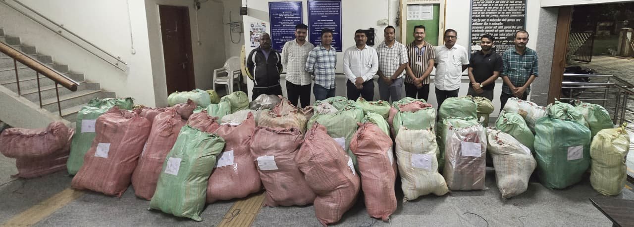 Ganja Smuggling Pune Solapur Highway: ६.५४ कोटींचा तब्बल १३०९ किलो गांजा सोलापुरात जप्त, पुणे कस्टम्सची धडक कारवाई !
