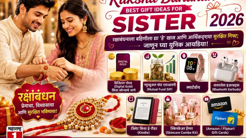 Raksha Bandhan Best Gift Ideas For Sister 2026: यंदा रक्षाबंधनाला बहिणीला द्या ‘हे’ खास आणि आर्थिकदृष्ट्या सुरक्षित गिफ्ट; जाणून घ्या युनिक आयडिया!