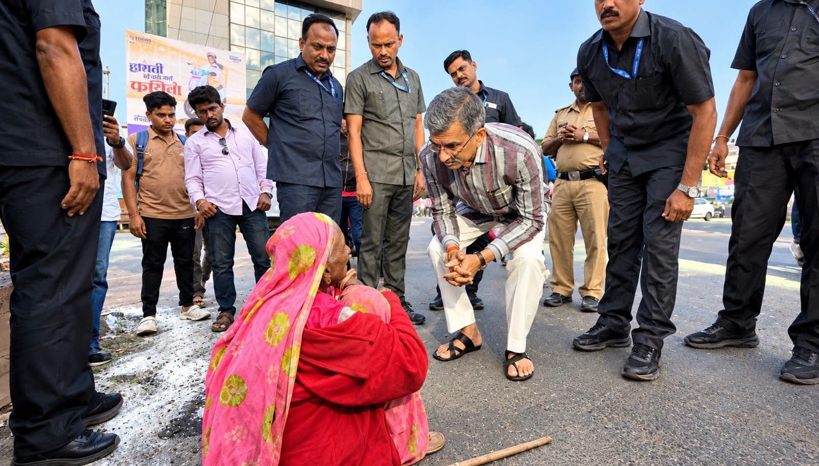 Shambhuraj Desai राजकारणाच्या धावपळीत जेव्हा ‘पालक’ खऱ्या अर्थाने जागा होतो! साताऱ्यात शिवतीर्थावर ८० वर्षांच्या आजीला पाहून अचानक थांबला शंभूराज देसाईंचा ताफा; काय घडले त्या क्षणी?